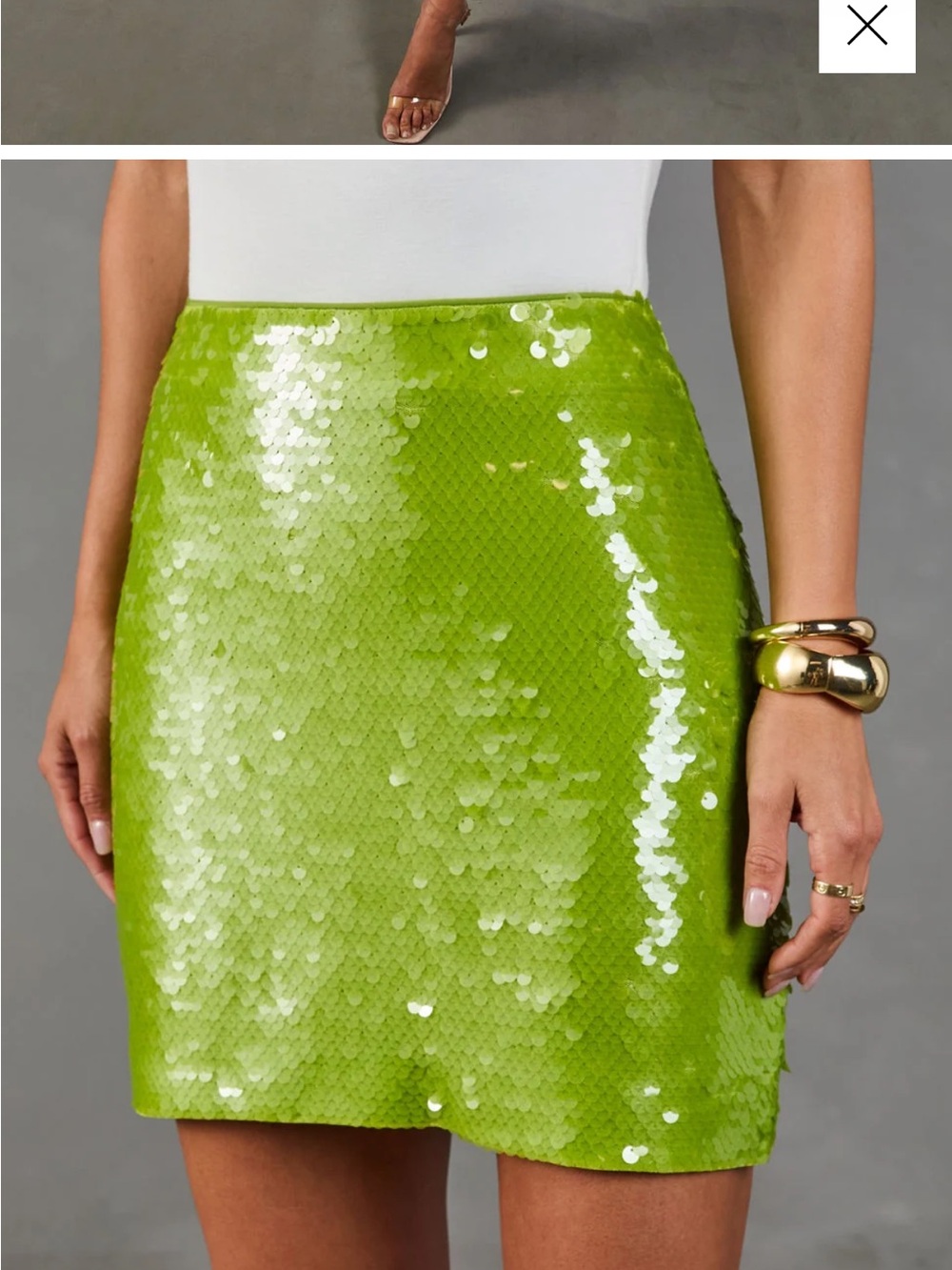 Vici Night Riot Sequin Mini Skirt - Women's Party Skirt